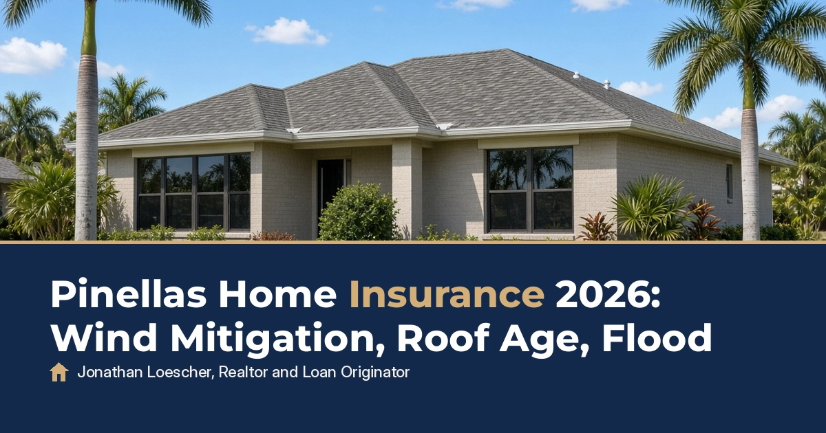 Pinellas Home Insurance 2026: Wind Mitigation, Roof Age, Flood, Tampa Bay real estate news