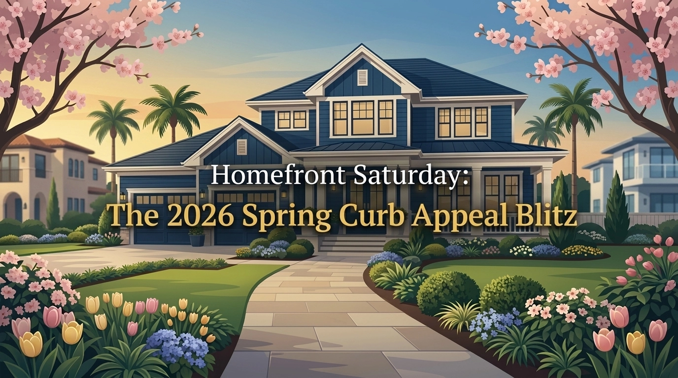 Homefront Saturday: The 2026 Spring Curb Appeal Blitz
