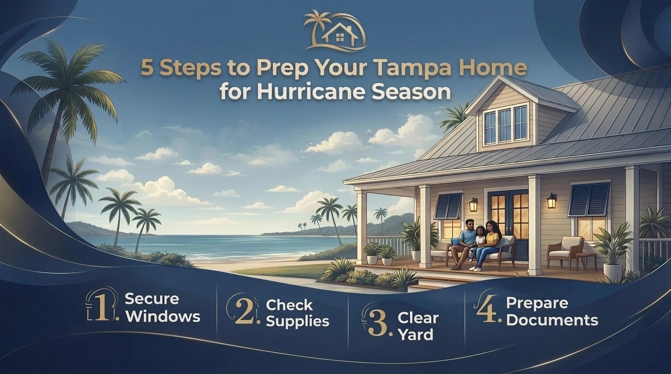 5 Steps to Prep Your Tampa Home for Hurricane Season (The Stress-Free Way)