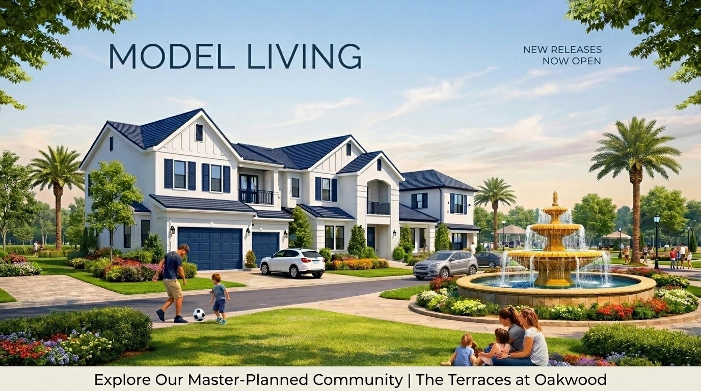 New construction homes in Wesley Chapel Pasco County representing rising housing inventory and modern design.