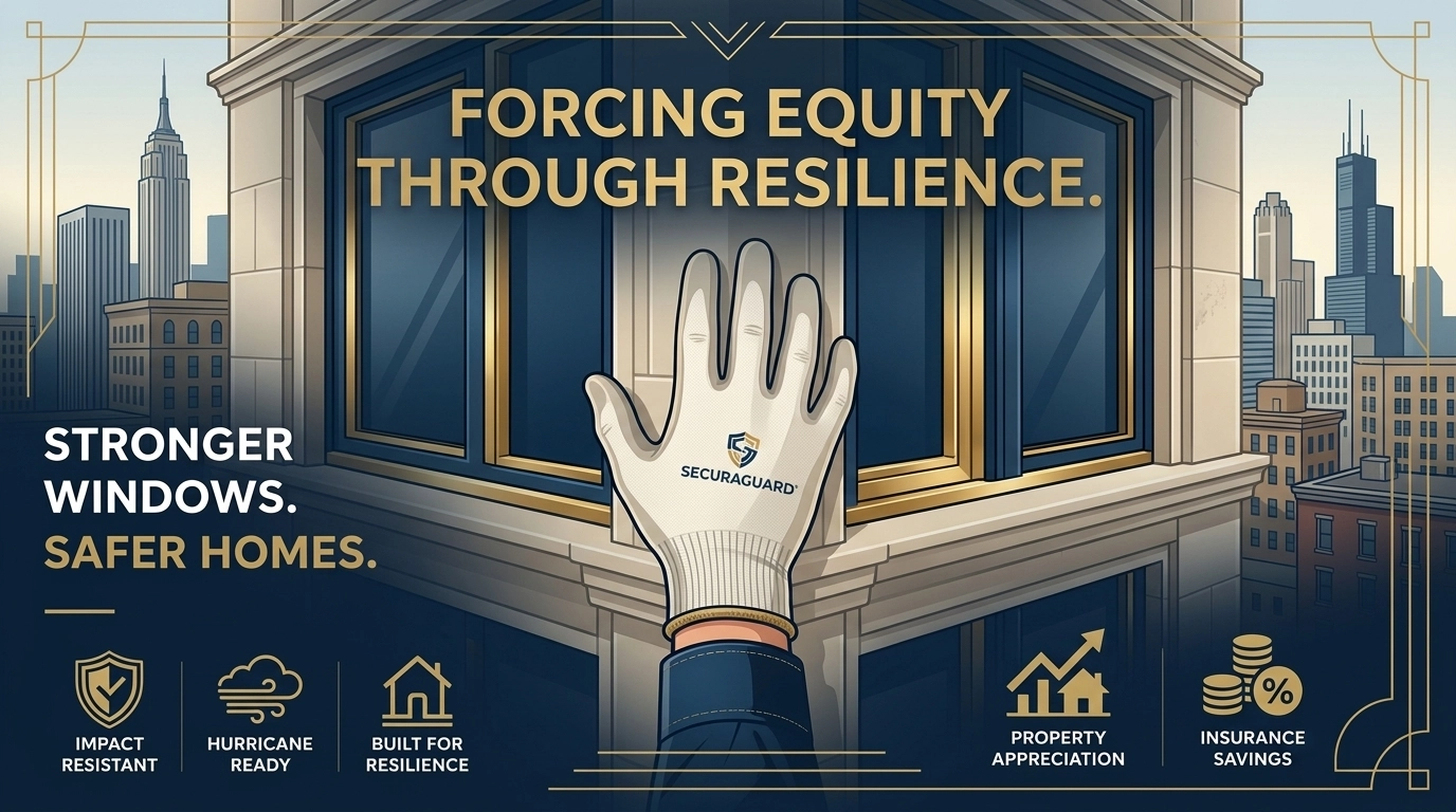 Forcing equity by installing modern impact windows using Rebuilding for Tomorrow resilience grants.